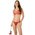 thumbnail image 4 of Adored by Adore Me Women’s Layla Plunge Push Up Underwire Lace Bra with Adjustable Straps, 4 of 7