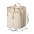 thumbnail image 3 of Travel Shoe Storage Bag Waterproof - Foldable Non-Woven Fabric Organizer for Shoes Boots, Dust-Proof for Travel Home Moving, Multi-Pair Capacity, 3 of 9