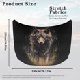 thumbnail image 6 of Uorisanigo Cool Wolf Car Cover Elastic Fabrics Car Hood Protector Breathable Stretchable Cover Car Hood Cover Protector for Car Hood Decoration and Protection Car Accessories, 6 of 7