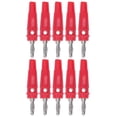 thumbnail image 3 of Banana Plug Terminals, Corrosion Resistance Oxidation Resistance Widely Used 4mm Banana Plug Connector Rugged Easy To Use  For Electronic Instrument Red,Black,Yellow,Blue,Green, 3 of 8