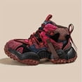 thumbnail image 4 of Men's Retro Color Block Running Shoes - Breathable, Non-Slip Athletic Sneakers with Rugged Tread for Hiking, Casual & Outdoor Wear - Purple, Gray & Brown Design, Versatile Running Shoes | Street Styl, 4 of 9