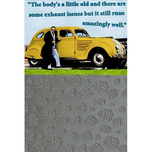 Recycled Paper Greetings Body's A Little Old, Exhaust Issues Funny / Humorous Father's Day Card