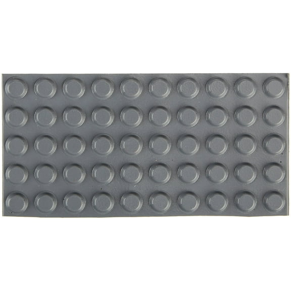 Ives Commercial SR66GRYBG Gray Door Silencer Adhesive Backed, Rubber, 100 per Bag