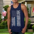 thumbnail image 5 of Caqnni Men's Tank Tops 3D Printed Graphic Sleeveless Quick Dry Muscle Tank Tops Mens Shirt for Workout Gym Jogging (Dark Blue,M), 5 of 5