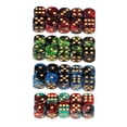 thumbnail image 1 of 40x Dados De Juego De 6 Lados Dados De 16 Mm Para Enseñar Juegos De Matemáticas Tablero Hugo  Dados de 6 caras, 1 of 10