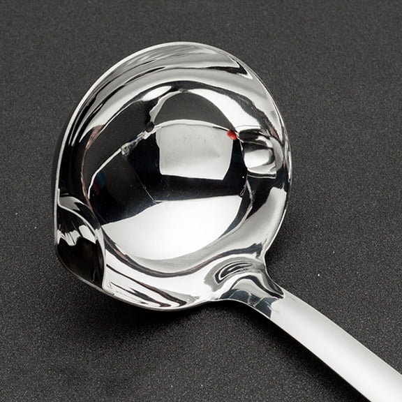 RENACLIPY Ergonomic Soup Strainer Spoon for Adults, 1 Piece, Efficient Filtering, Comfortable Grip, Kitchen Utensil