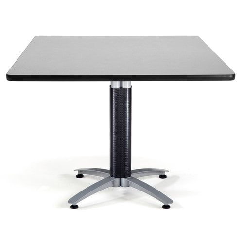 OFM 36" Multi-Purpose Square Table with Metal Mesh Base, in Mahogany (KMT36SQ-MHGY)