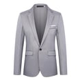thumbnail image 3 of Traje de talla grande para hombre, estilo coreano, informal, ajustado, de una sola fila, con un botón, para jóvenes, chaqueta de primavera y otoño, traje pequeño, 3 of 5