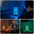thumbnail image 4 of Lámpara nocturna YuanDian 3D Gamer con control remoto táctil de 16 colores, 4 of 7