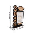 thumbnail image 2 of FONDOTIN Graduation Table Ornament Sophisticated Grad Party Table Decor 1Pcs, 2 of 5
