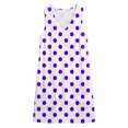 thumbnail image 3 of WAGUTH Women's Gingham Print Shift Dresses V-Neck Sleeveless Summer Mini Dress Soft Breathable Casual Dress with Pockets for Beach Vacation, 3 of 6