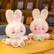 thumbnail image 1 of Kawaii Animals Toys Bunny Doll Children Travel Rabbit Plush Backpack Stuffed Backpacks Plush Schoolbag Rabbit Shoulders Bag heqiyong LED, 1 of 2