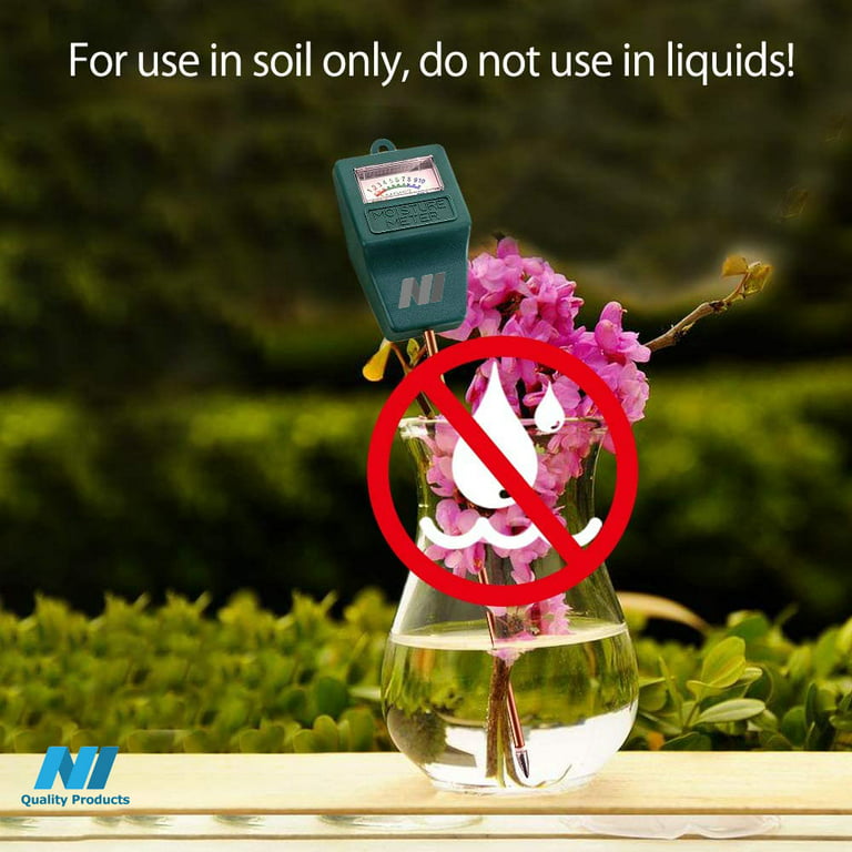 Dr.meter S10 Soil Moisture Sensor Meter, Hygrometer Moisture Sensor for Garden, Farm, Lawn Plants Indoor & Outdoor(no Battery Needed)