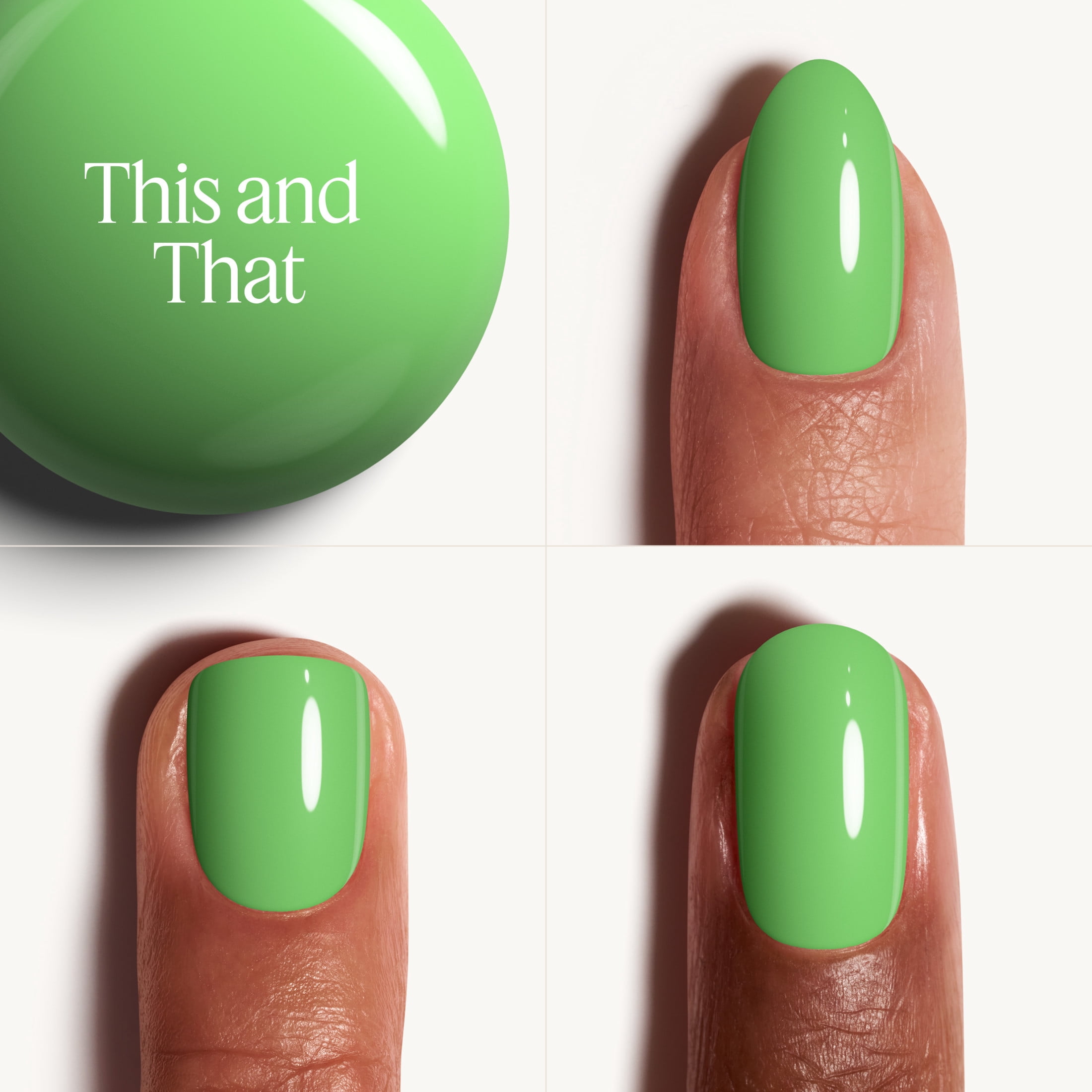 Essie Salon-Quality Nail Polish, Vegan, Green, This and That, 0.46 fl oz