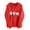 Red, variant on Lorytime Hoodies for Women Fleece Christmas Santa Claus Print Sweatshirt Long Sleeve Pullover Tops for Festive