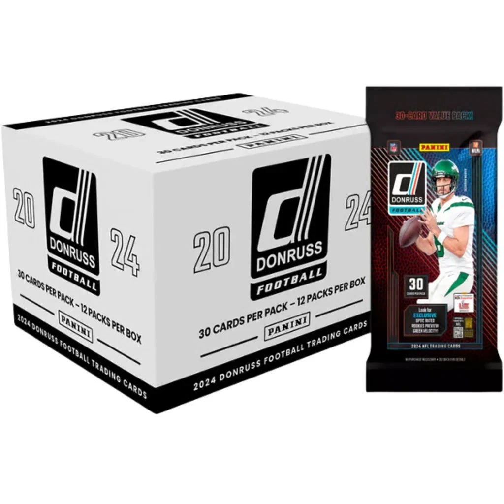2024 Panini Donruss Football Fat Pack Box (Cello Value) 12 Packs