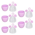 thumbnail image 3 of 5Pcs Makeup Sponge Holder Purple Cartoon Mouse Transparent Smoothing Beauty Sponge Case for Storage Travel, 3 of 14