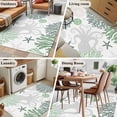 thumbnail image 5 of 3'x5' Area Rugs, Green Grey Octopus Coastal Indoor Outdoor Area Rug for Living Room Bedroom, Nautical Coral Starfish Washable Bathroom Rugs Kitchen Floor Carpet Mats Home Decor Aesthetic, 5 of 8