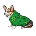 thumbnail image 6 of Uemuo St Patrick's Day5 for Winter Dog Hoodie Sweatshirts with Pockets Warm Dog Clothes for Small Dogs Chihuahua-X-Small, 6 of 8