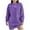 Purple, variant on Kaemgyyd Women Sequin Dress Sparkly Long Sleeve Crew Neck Short Flowy Party Dress Casual Loose Glitter Mini Sweatshirt Dress