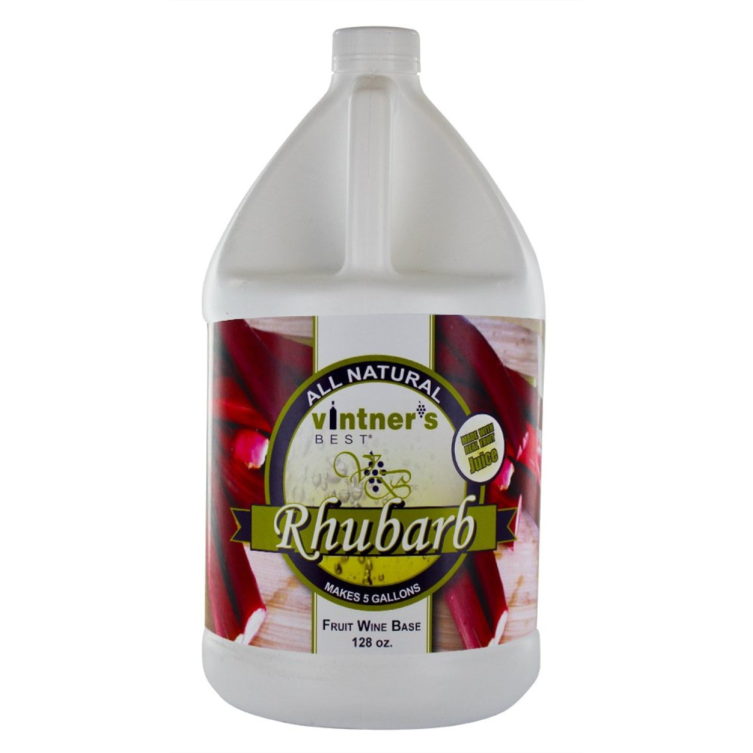 Vintners Best Fruit Wine BaseRhubarb,128 oz