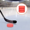 thumbnail image 4 of MOVTOTOP Rondelles de Hockey Rouges pour Usage Polyvalent sur Surface de Glace 3 Pcs 2.8x2.8x0.8in, 4 of 8