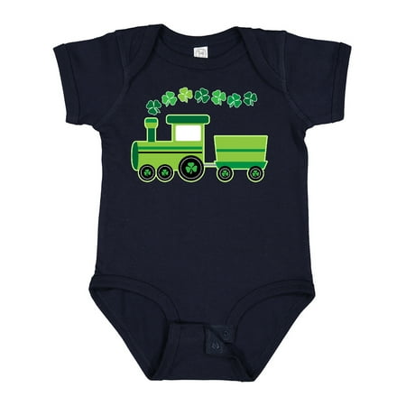 

Inktastic St Patricks Irish Shamrock Train Boys or Girls Baby Bodysuit