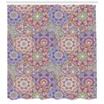 thumbnail image 3 of Ambesonne Leaf Shower Curtain, Colorful Mandala Paisley, 69"Wx84"L, Multicolor, 3 of 3