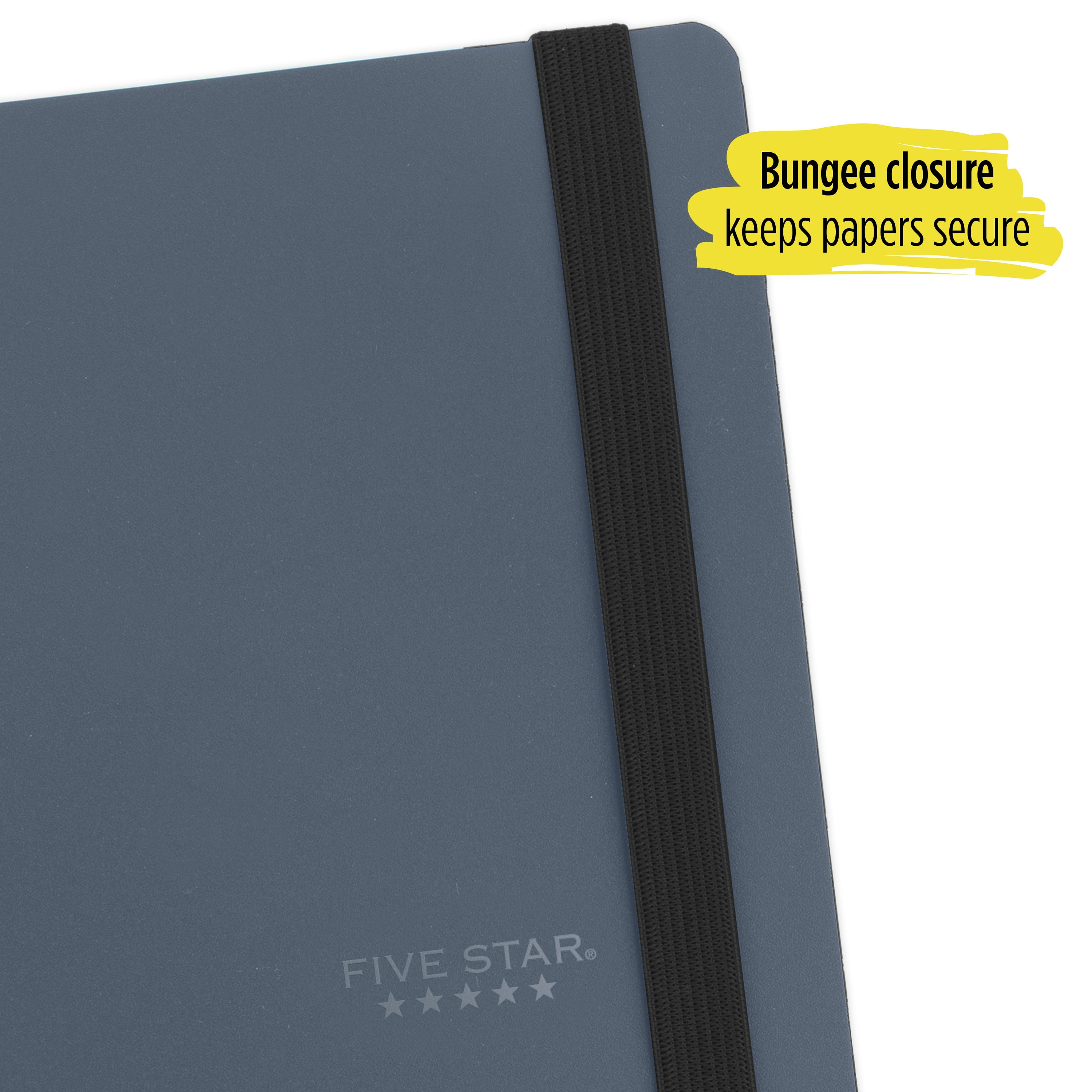 Five Star Premium Composition Book, College Ruled, 100 Pages, 9 3/4" x 7 1/2", Slate (610001TY0-WMT)