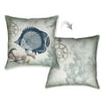 thumbnail image 2 of Laural Home  Vintage Seaside Maritime Fish Decorative Throw Pillow, 2 of 2