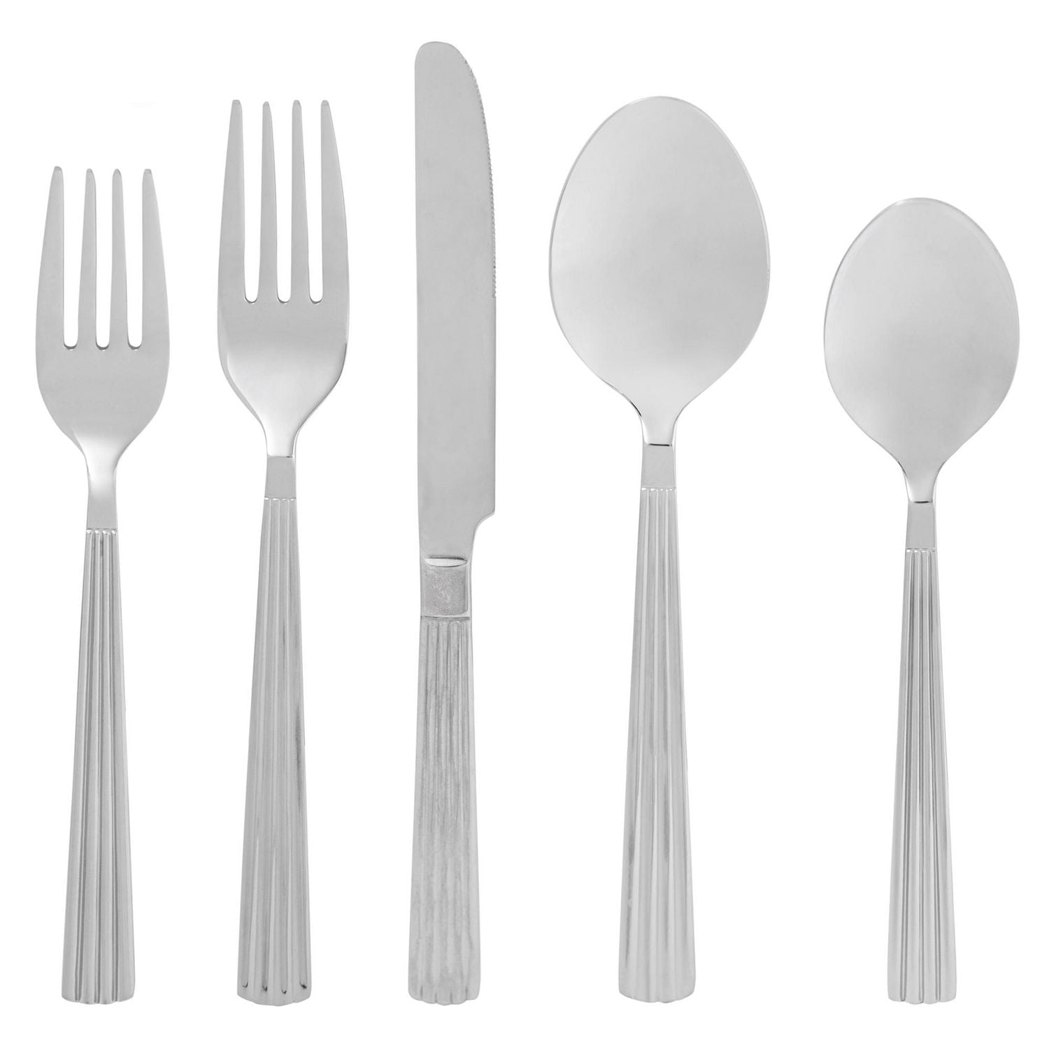 Picasso 20-Piece Stainless Steel Flatware Set – Modern, Rust-Resistant, Dishwasher Safe Silverware