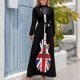 thumbnail image 3 of Vestido largo Noel Gallagher Union Jack Sheraton Live Forever Vestidos Vestidos para mujer 2024 verano vestido suelto para mujer, 3 of 4