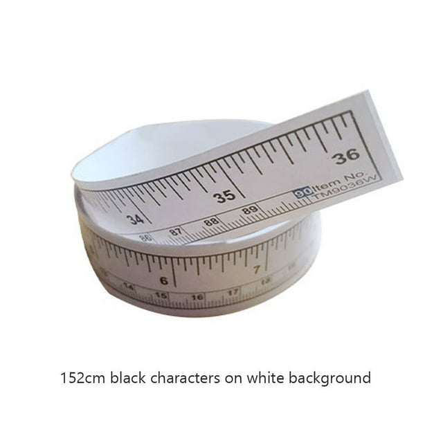 kurtrusly Paper Ruler Portable Professional 90cm Scaled Adhesive Sewing Machine Sticker Indoor Home Workroom Desk Measure Tape Accessories Type2