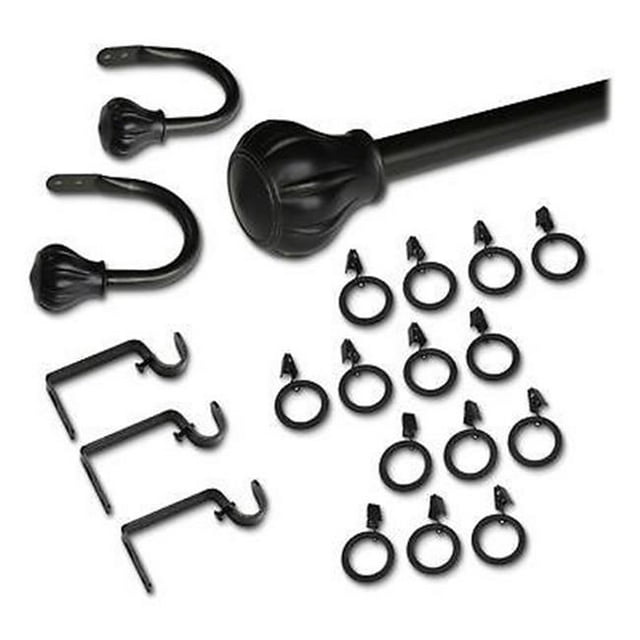 Elegant Home Fashions 28504W Lindley 20 Piece Window Hardware Set