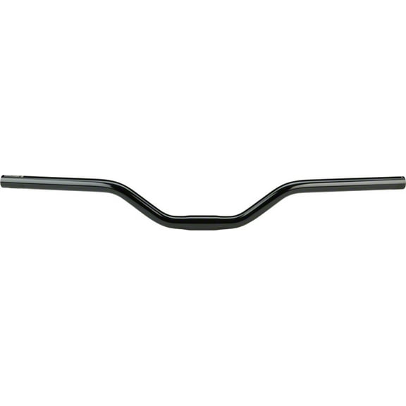Dimension HighRise Bar 60mm Rise w/ 15d Sweep25.4 mm Width 660 Black Aluminum
