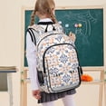 thumbnail image 7 of FORMRS Unisex School Backpack 17" Student Travel Bag with Laptop Compartment, Colorful Abstract Pattern, 7 of 7