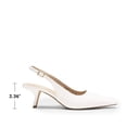 thumbnail image 5 of DREAM PAIRS Women's Slingback Kitten Heels - 2.36 Inch Low Heel Pointed Toe Pumps, Comfortable Closed Toe Dress Shoes for Office Work, Classic Holiday Heels, 5 of 8