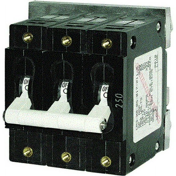 Blue Sea 7270 250A C-Series Triple Pole Toggle DC Circuit Breaker [7270]