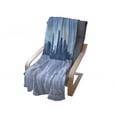 thumbnail image 4 of Boston Soft Flannel Fleece Throw Blanket, Massachusetts Skyline Illustration and Reflection in Water, Cozy Plush for Indoor and Outdoor Use, 50" x 60", Petrol Blue Slate Blue, by Ambesonne, 4 of 6