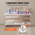 thumbnail image 3 of VEVOR 24 x 72 x 36 Inch Stainless Steel Work Table, Commercial Food Prep Worktable Heavy Duty Prep Worktable, Metal Work Table with Adjustable Height for Restaurant, Home and Hotel, 3 of 9