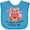 Turquoise, variant on Inktastic My Great Grandpa Loves Me Bear and Hearts Boys or Girls Baby Bib