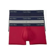 Calvin Klein NP2034O Men's Multicolor Polyester 3-Pack Trunk Underwear UW54 (XL)