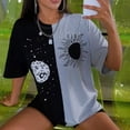 thumbnail image 5 of Camiseta de verano 2022 para mujer, camiseta de gran tamaño para hombre, camisetas para mujer, camisetas gráficas de manga corta para mujer, ropa, blusa de moda, 5 of 5