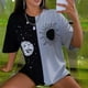thumbnail image 5 of Camiseta de verano 2022 para mujer, camiseta de gran tamaño para hombre, camisetas para mujer, camisetas gráficas de manga corta para mujer, ropa, blusa de moda, 5 of 5