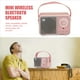 thumbnail image 5 of Altavoz Bluetooth Sonido Portátil Altavoz Música Inalámbrico Radio FM Mini Blootooth Audio Rosa, 5 of 5