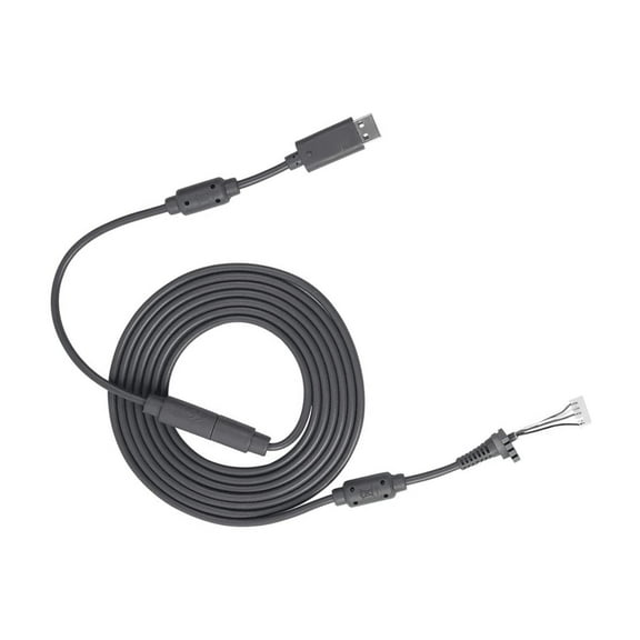 Replacement Cable for 360 Controller, USB Cable 5Pin Gamepad Cable Wire Cable with Breakaway Adapter