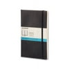 Classic Softcover Notebook 1 Subject, Dotted Rule, Black Cover, 8.25 x 5