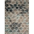 thumbnail image 3 of Unique Loom Trellis Frieze Collection Area Rug - Rounded (8' x 11' Rectangle Blue Multi/Ivory), 3 of 7