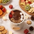 thumbnail image 5 of 6.76oz Ceramic Coffee Mug,Fondue Shape Cup with Candle Warmer, Dessert Cup for Party Kitchen Home Bar, 5 of 6
