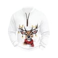 thumbnail image 1 of Birdeem Men's Christmas Sweater Top, Thick Thread Half High Collar Zipper Design, 1 of 5